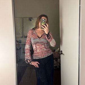 Rare vintage mesh JPG Jean Paul Gaultier top